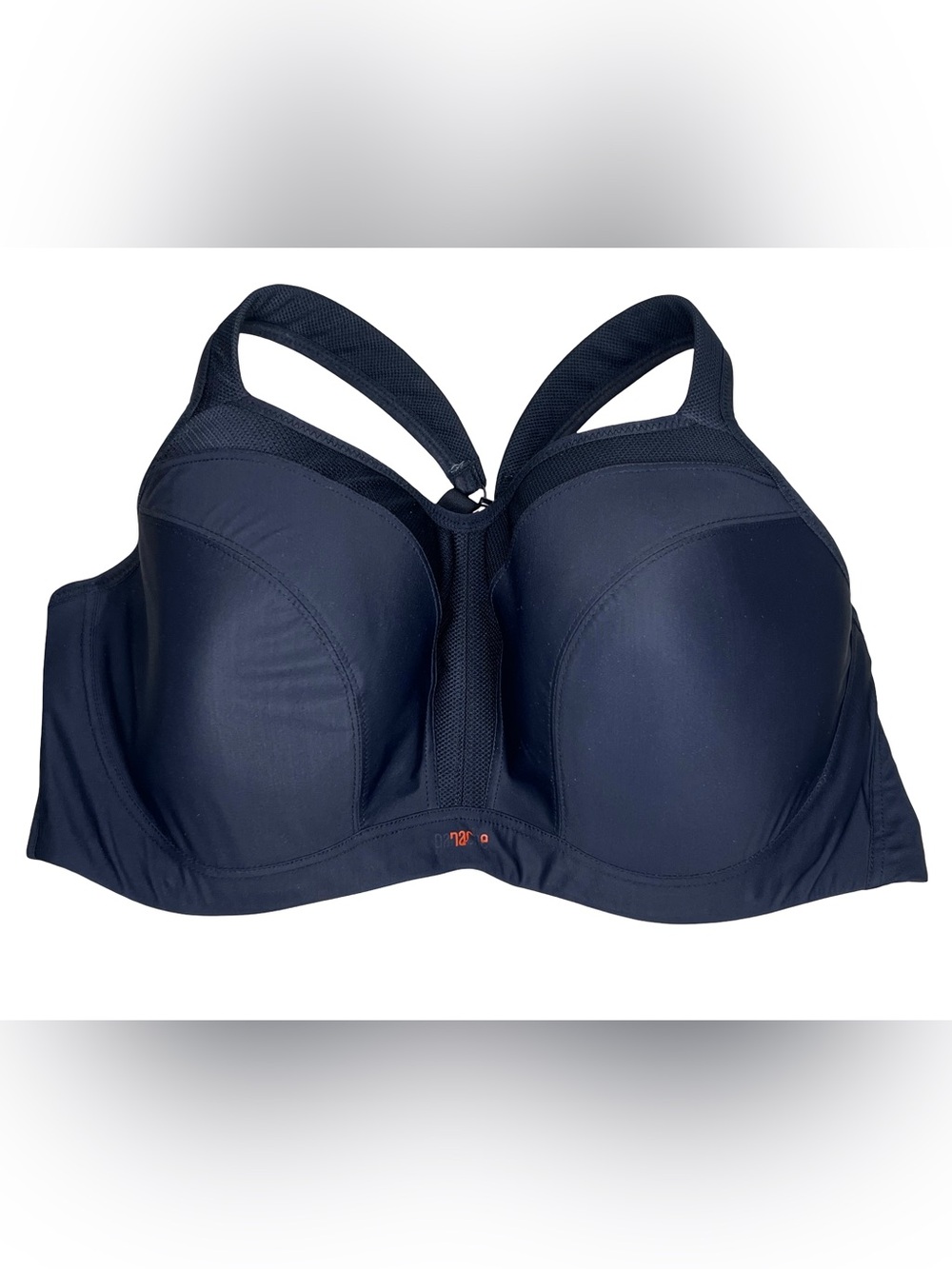 Panache Sport 5021 Full-Busted Underwire High Impact Black Sports Bra Sz 40F